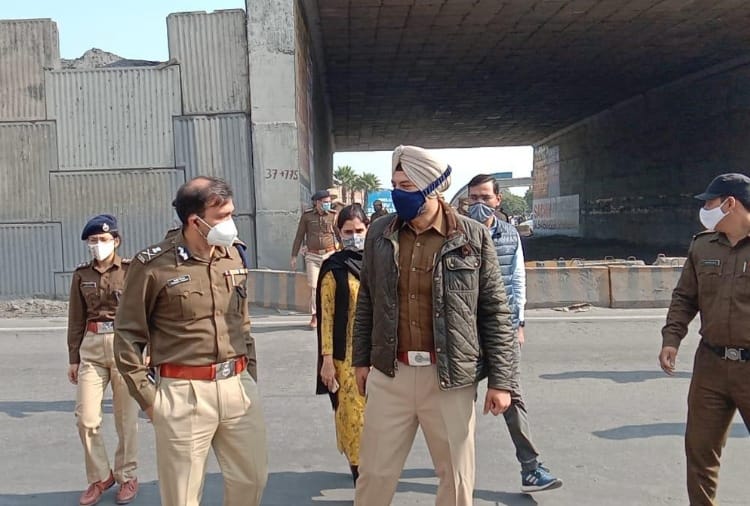 Kisan Andolan: Police tightens security in Sonipat Due to farmers Delhi March