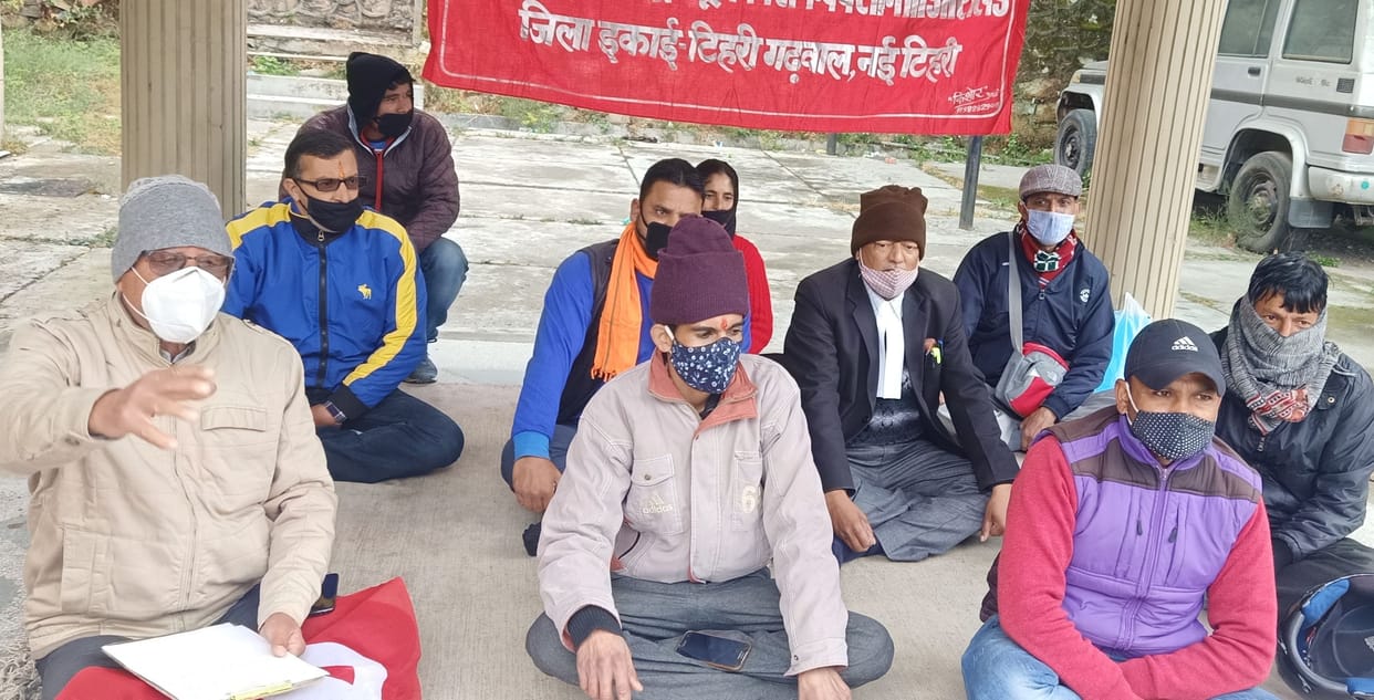 Post office and LIC workers on strike