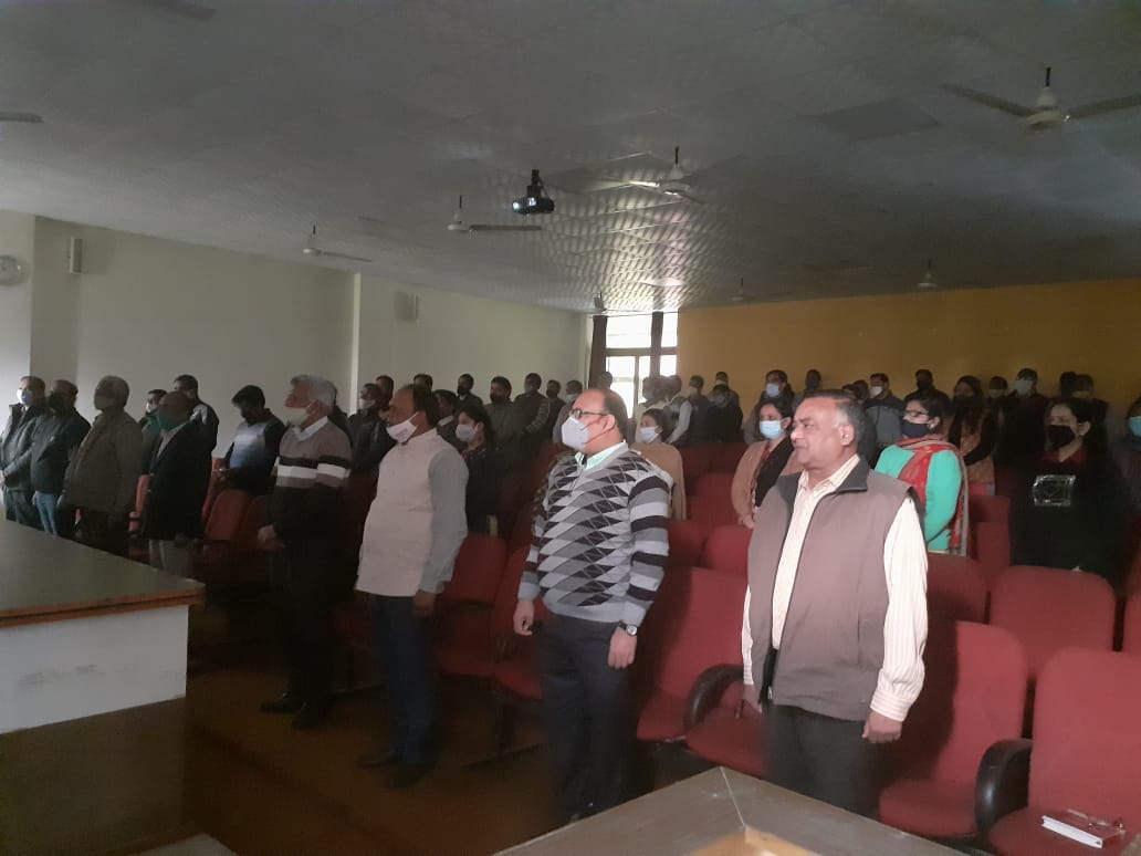 Oath of discharge of obligation towards the nation on Constitution Day