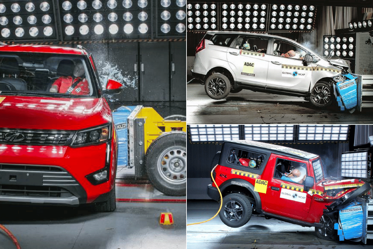 Mahindra XUV300 to Thar 2020 to Marazzo here are Mahindra safest cars that recieved hightest ratings by Global NCAP