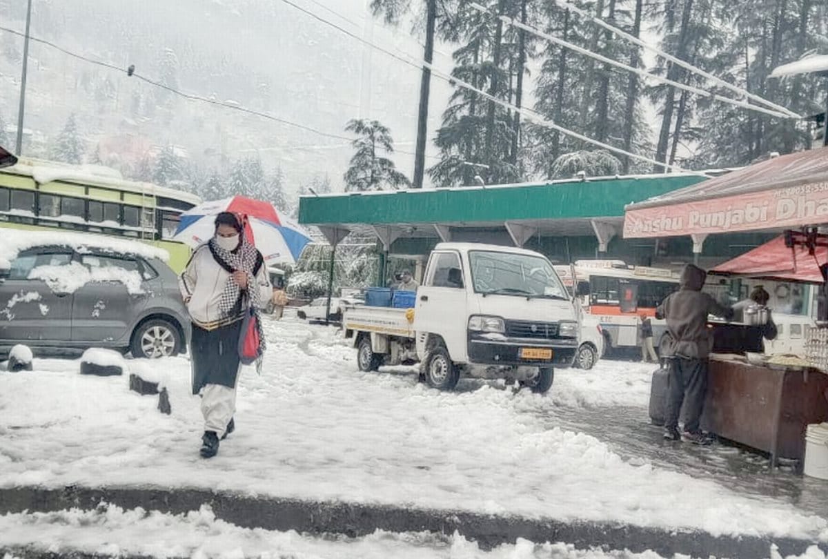 fresh snowfall in shimla kufri narkanda manali lahaul and kinnaur