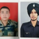शहीद नायक प्रेम बहादुर खत्री और राइफल मैन सुखबीर सिंह