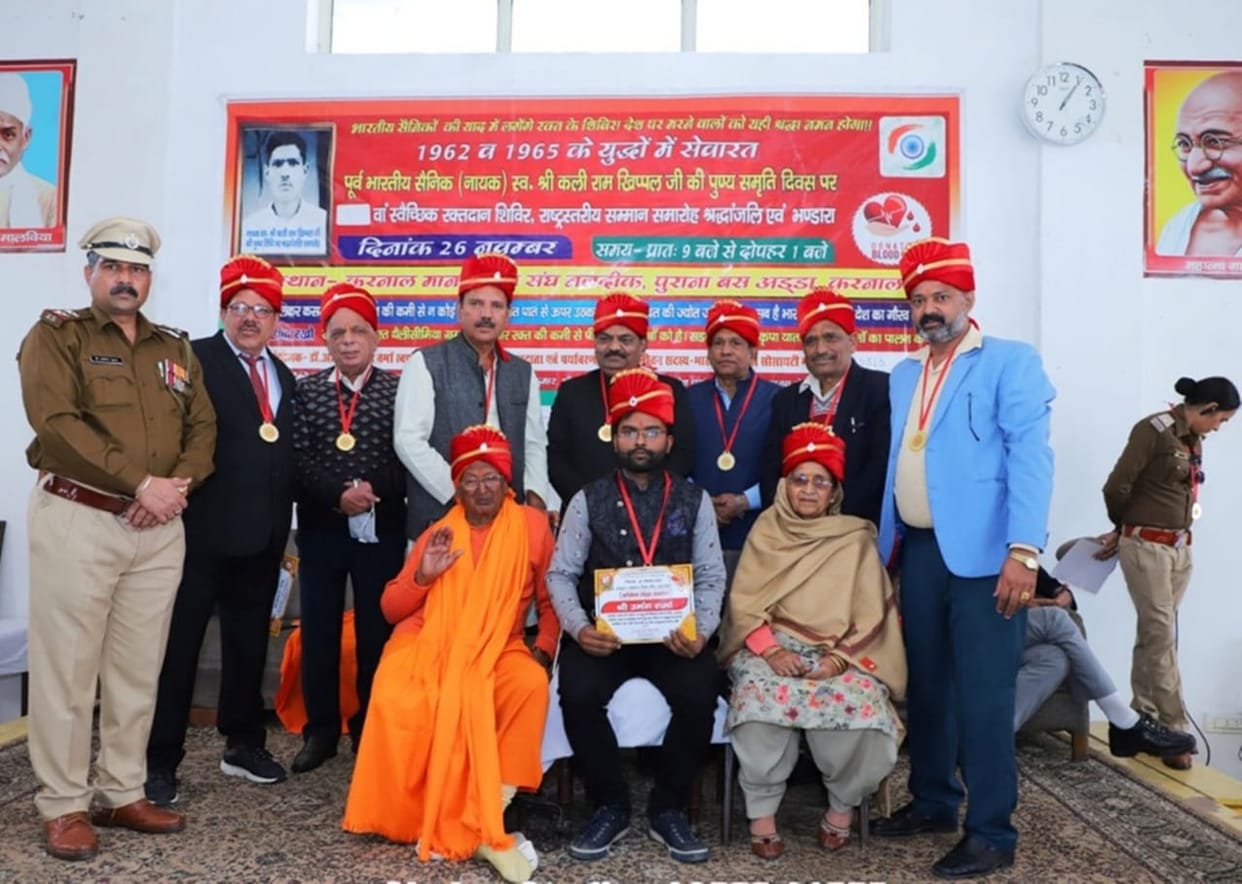 Dr. RS Tyagi conferred with Corona Yodha Award