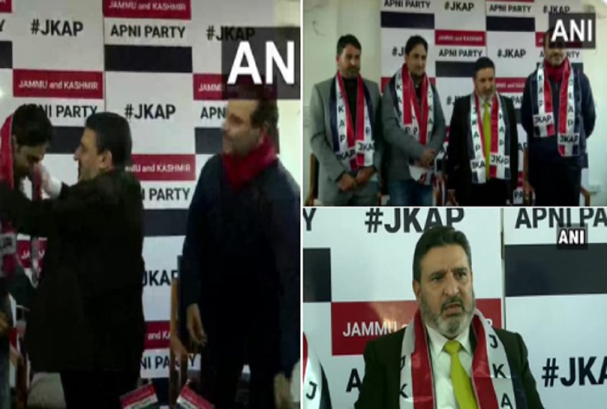 Junaid Azim Matto the newly-elected mayor of Srinagar joins Jammu and Kashmir Apni Party
