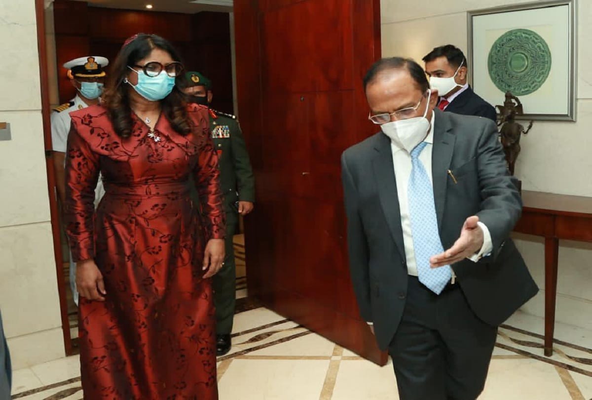 Ajit Doval arrives in Sri Lanka to participate in trilateral talks on maritime security