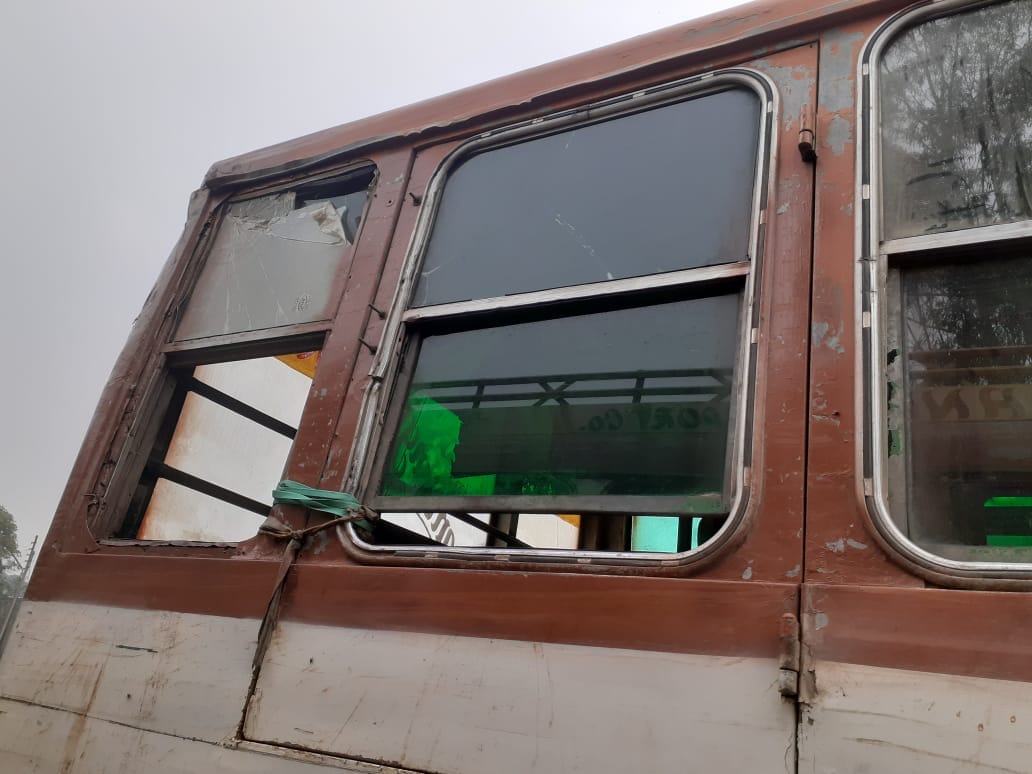 The journey of roadways knocked buses is full of trouble