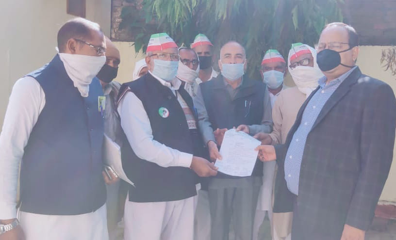 Farmers sent memorandum to Prime Minister