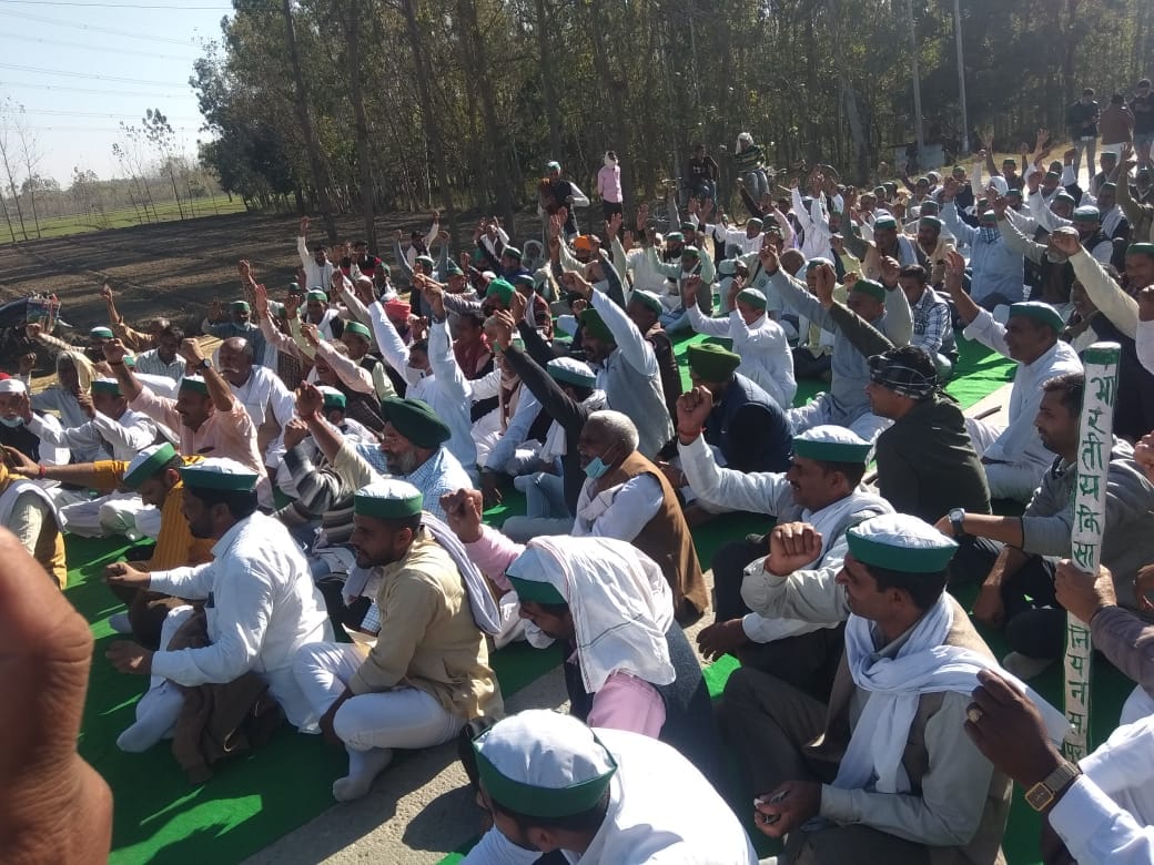 Dehradun highway was in the possession of farmers for four hours