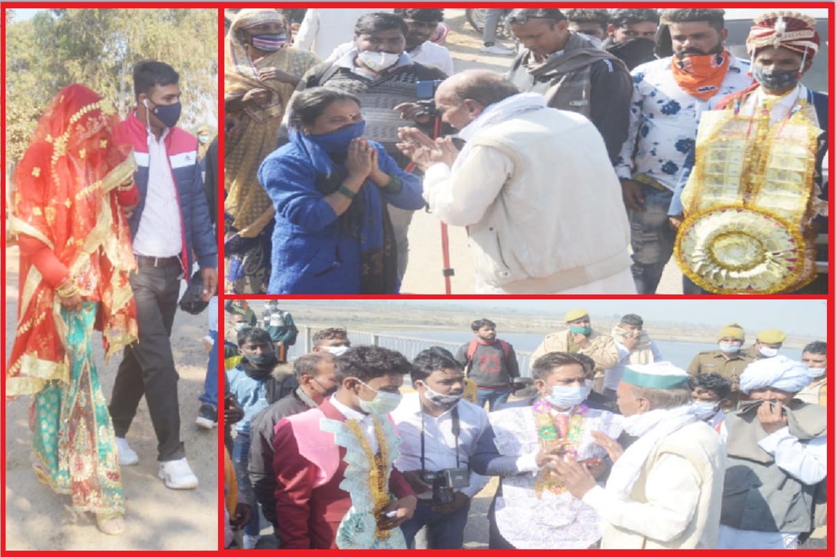 Kishan Andolan Today in Meerut News: Many grooms got stuck in jam in Baghpat and there is help from BKU workers