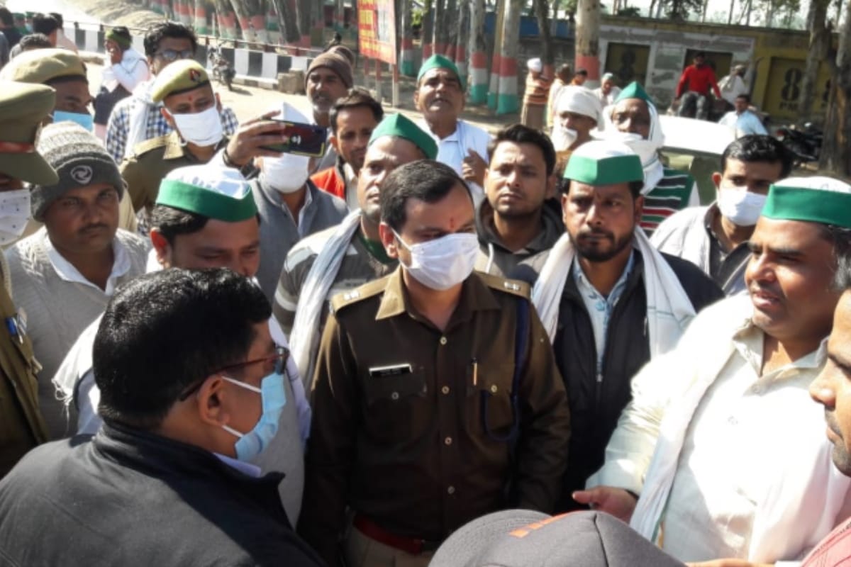 Muzaffarnagar News: BKU workers has protest against agricultural laws and Rakesh Tikait has declared fight