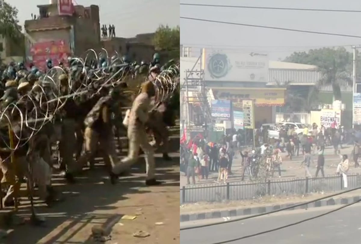 Farmer Protest in Delhi News: Delhi Police filed case against unknown people for clash between farmers and police teams at Singhu Border