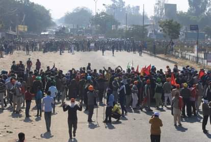 किसानों का प्रदर्शन