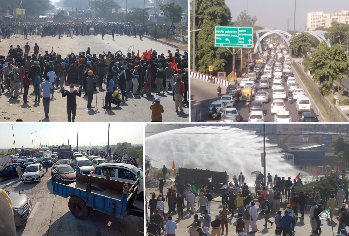 Farmer Protest against farmer bill 2020 allowed to enter and protest in Delhi after violent clashes