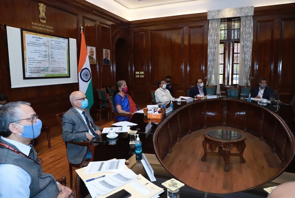 Finance Minister Nirmala Sitharaman held meeting to review capital expenditure in this financial year