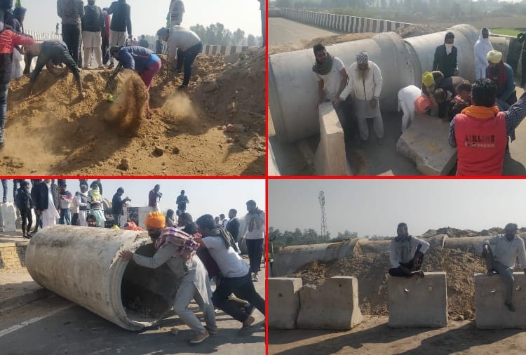 Kisan Andolan News: Read How farmers reach Delhi from Punjab