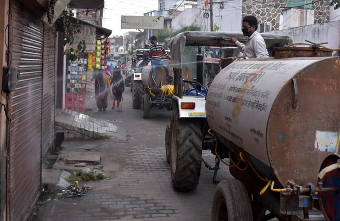 Cleanliness and sanitization campaign in Kishanpura