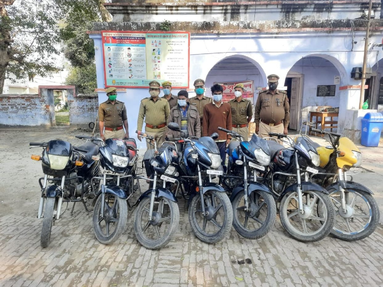 Inter-district bike thief gang busted, two arrested