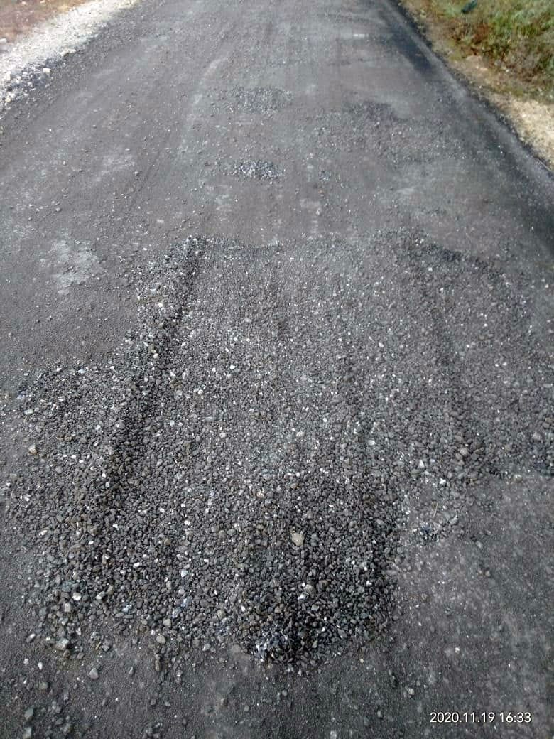 Nainipatla-Madmanle road asphaltization investigation
