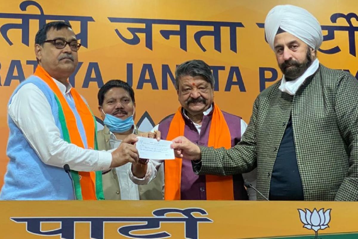TMC MLA Mihir Goswami joins bjp in the presence of Kailash Vijayvargiya