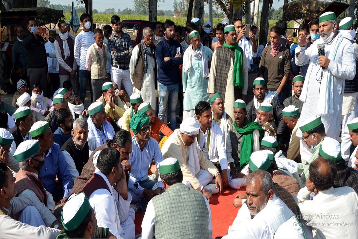 Muzaffarnagar News: BKU workers has protest against agricultural laws and Rakesh Tikait has declared fight