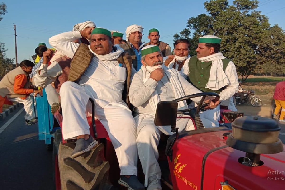 Muzaffarnagar News: BKU workers has protest against agricultural laws and Rakesh Tikait has declared fight