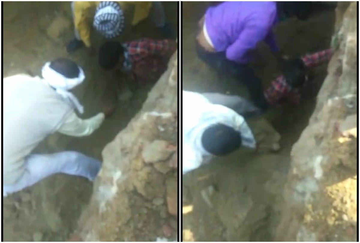 Soil Fall During Pipe Line In Shanti Nagar Two Workers Suppressed