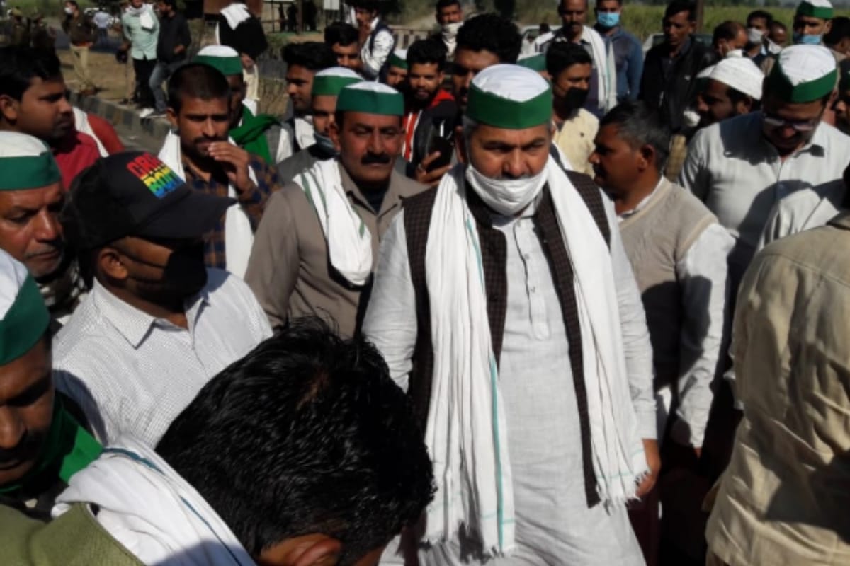 Muzaffarnagar News: BKU workers has protest against agricultural laws and Rakesh Tikait has declared fight