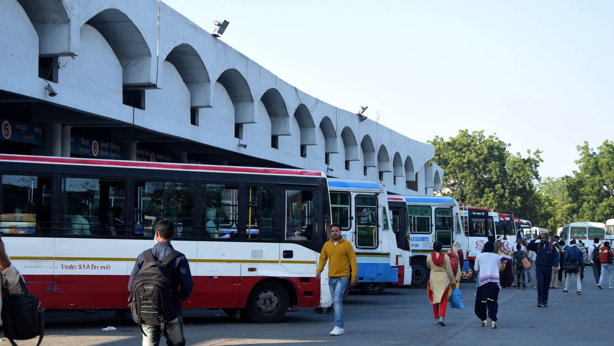 95 bus services of Delhi, Chandigarh and Hisar affected