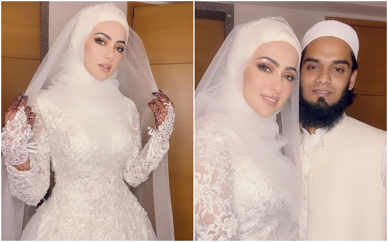 Sana Khan Gifts Smart Phone To Husband Saiyad Anas On Their Two Months Anniversary