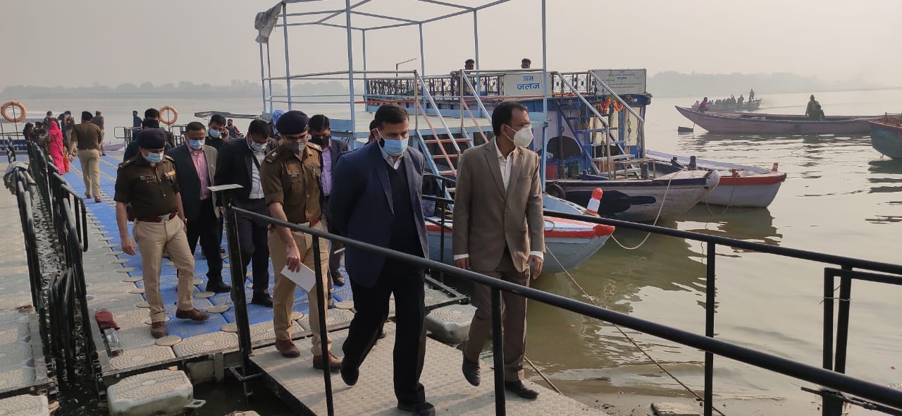 Chief Minister Yogi inspects PM Modi's gathering place