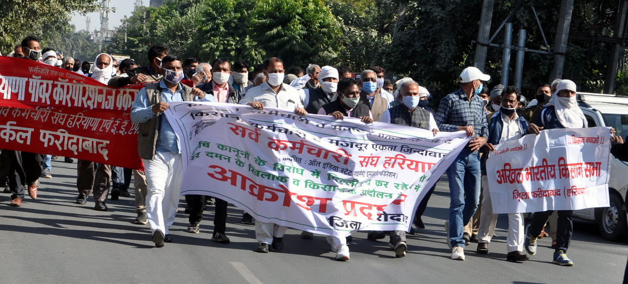 Labor organization gave support to farmers