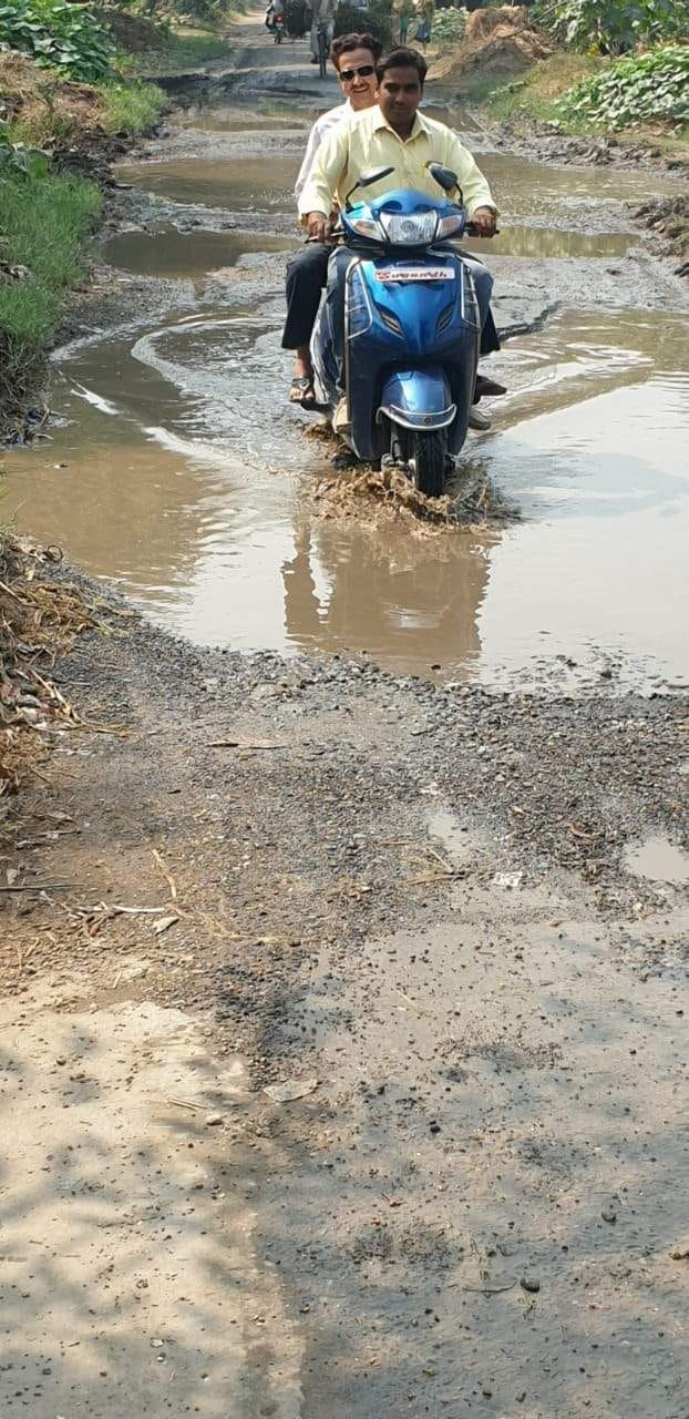 passengers disturbed by the pit on the link road