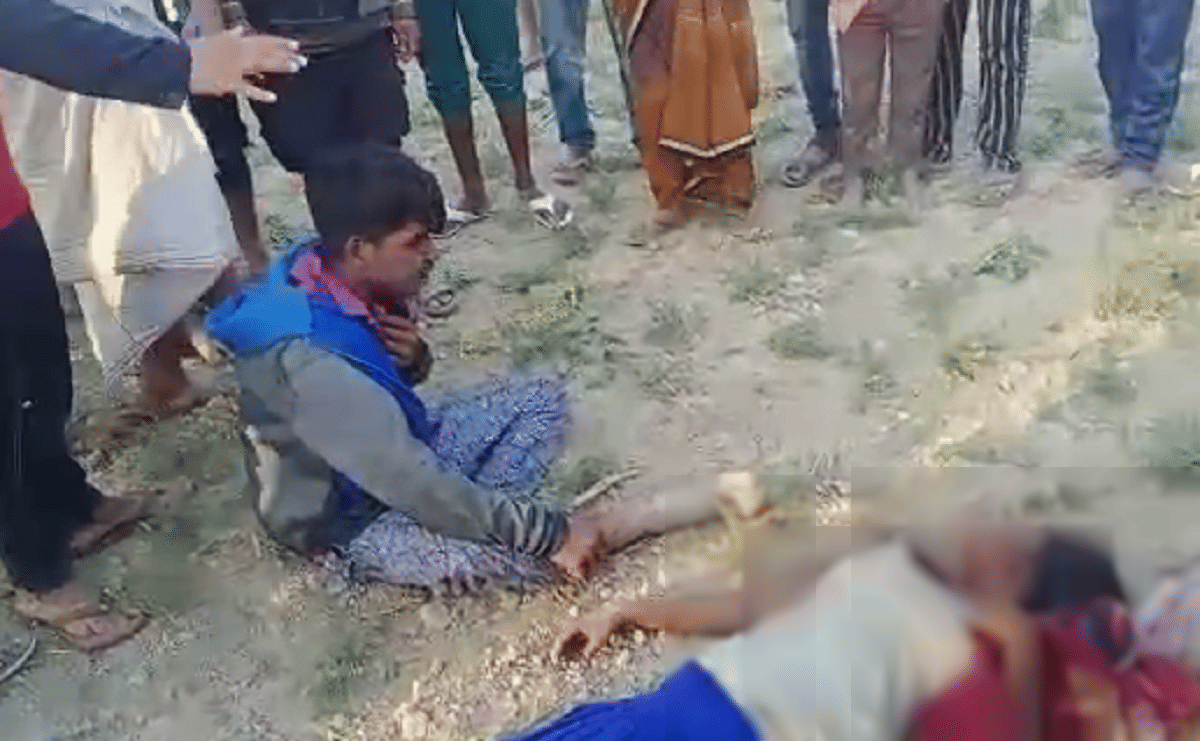 Ballia UP Murder News: youth man killed teen girl throat sitting in front of dead body in ballia up