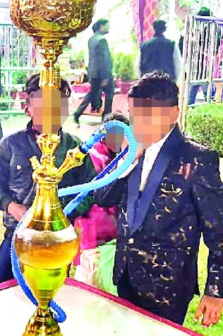 Guests got a chance to hang out in the marriage hall