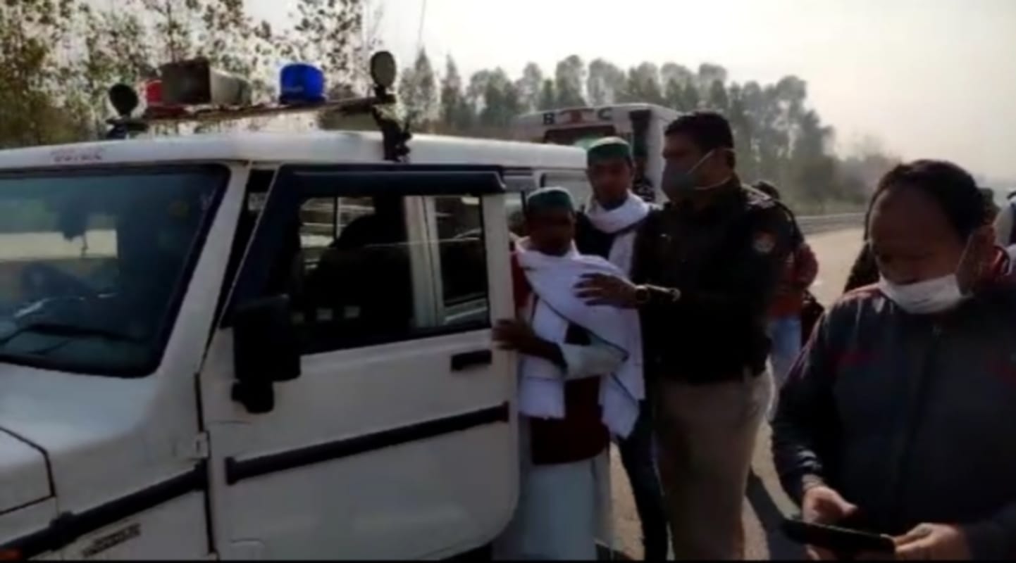 Kisan Andolan News: uttarakhand Farmers broke barricades to go for delhi protest, police arrested farmers