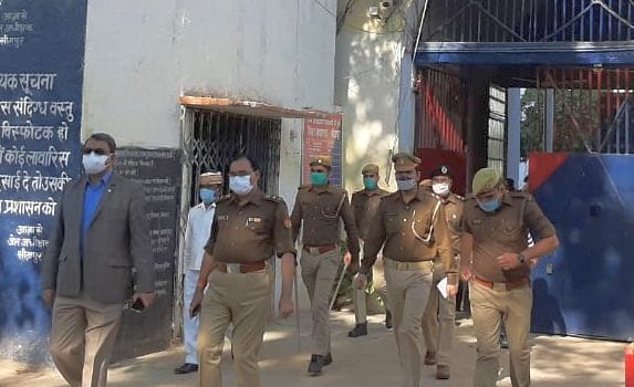 Officers investigated Azam's barrack