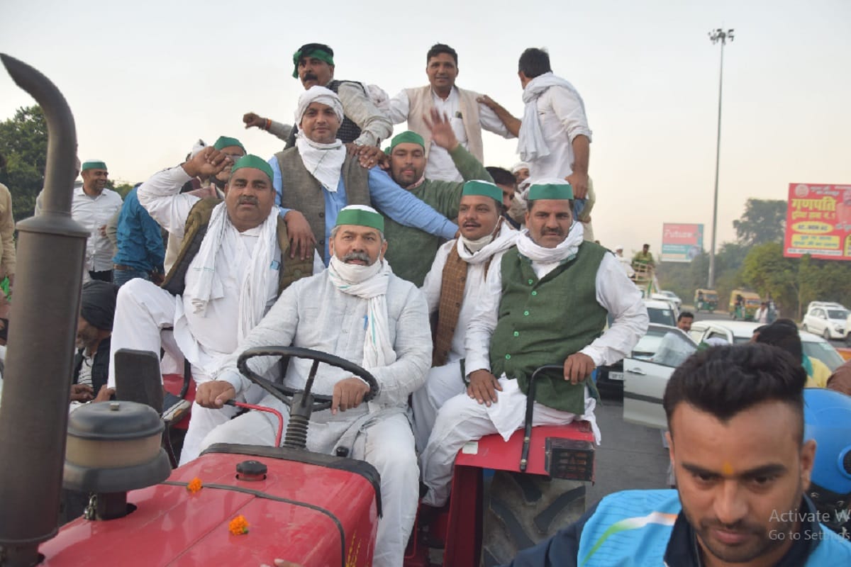 BKU national spokesperson Rakesh Tikait with including workers will protest in Delhi at today