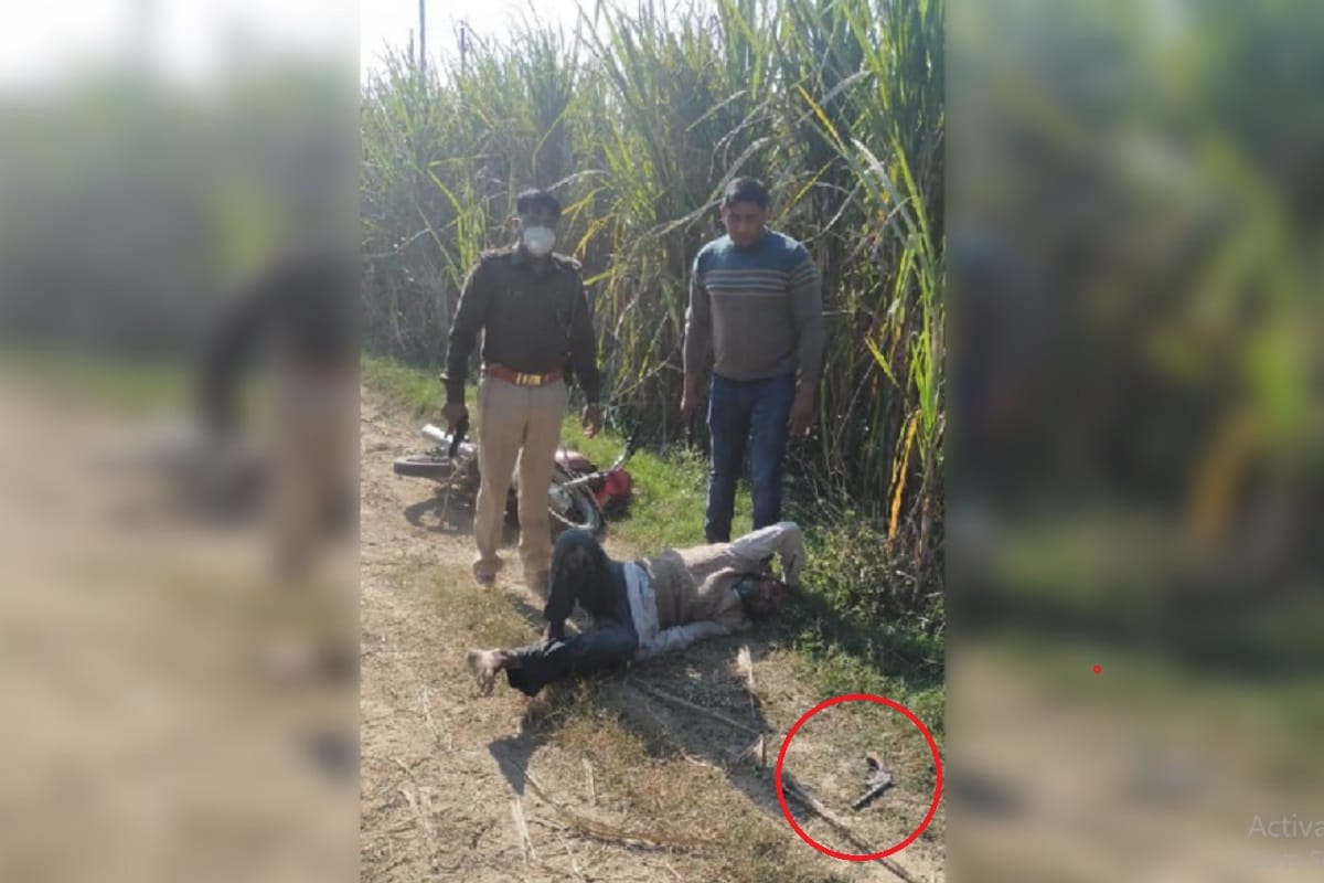 UP News: A accused injured in police encounter in Meerut