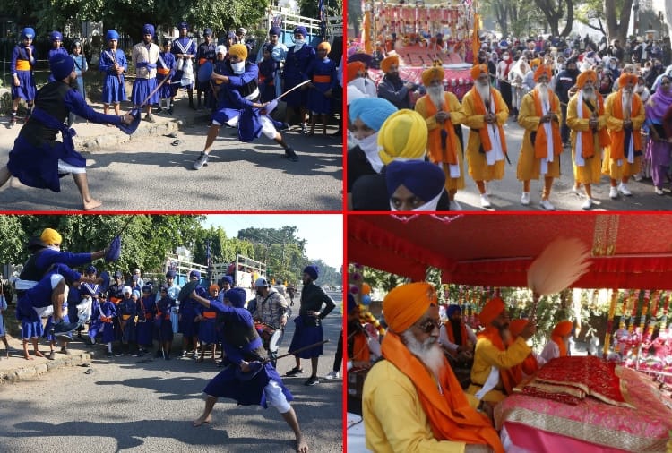 Chandigarh News in Hindi: Nagar Kirtan in Chandigarh, See the photos