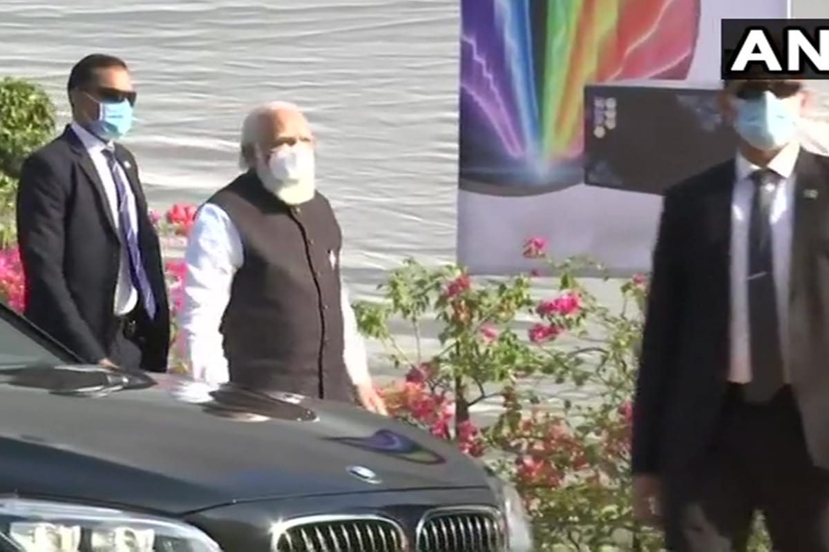 coronavirus vaccine pm modi visits zydus cadila plant compliment team behind this effort for their work