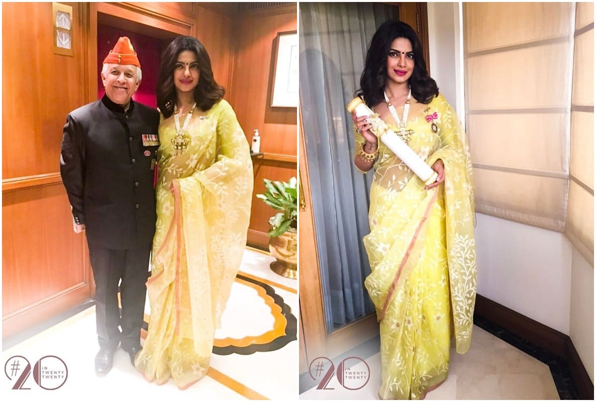 Priyanka Chopra Shares Her Glimpse Of Padma shree Samman Memories Says Missed Father A Lot