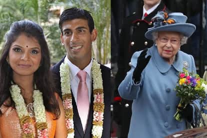 Rishi Sunak with wife