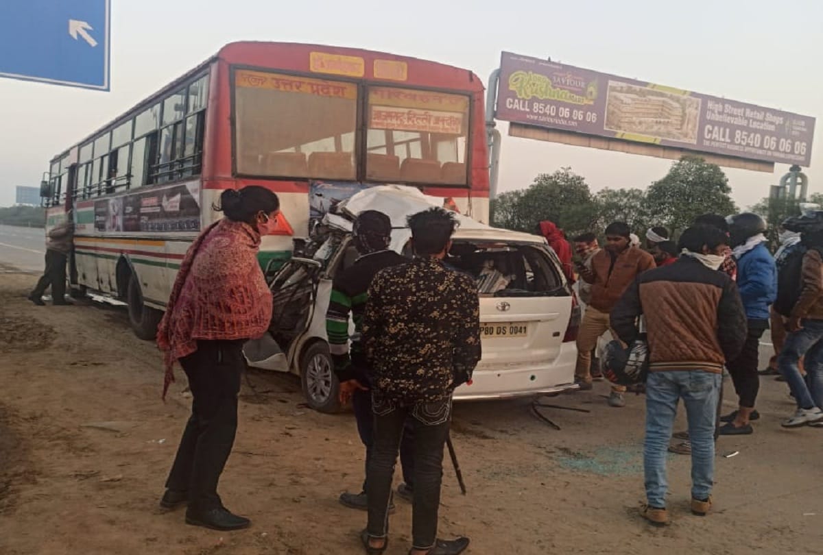 Noida Yamuna Expressway Accident News: big road accident on yamuna expressway in noida of uttar pradesh