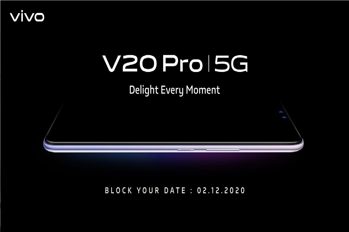 Vivo V20 Pro Launch in India on 2nd December 2020 price and specifications