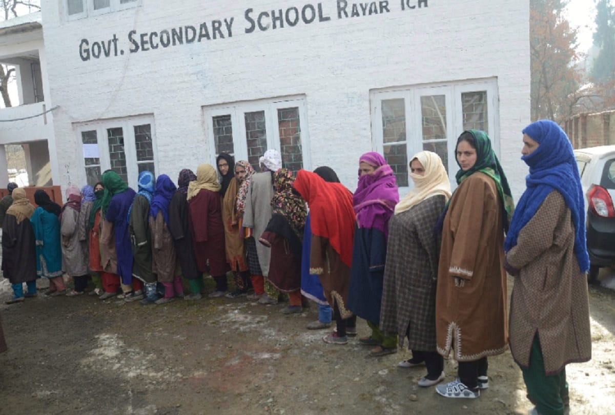 Massive turnout in first election of new Jammu and Kashmir