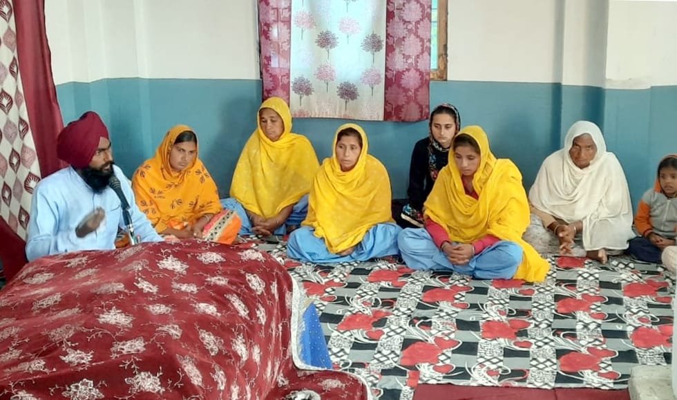 Sikh Sangat performed Shabad-Kirtan