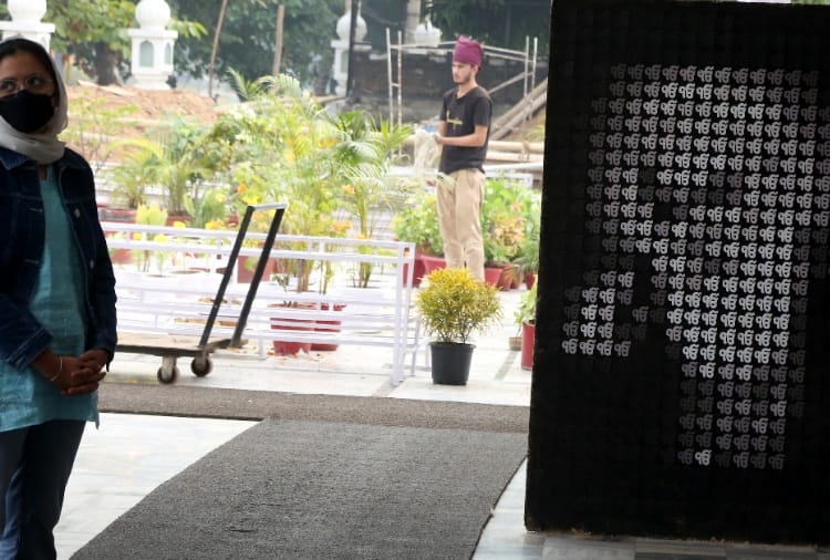 Chandigarh Artist celebrated parkash parv in unique style