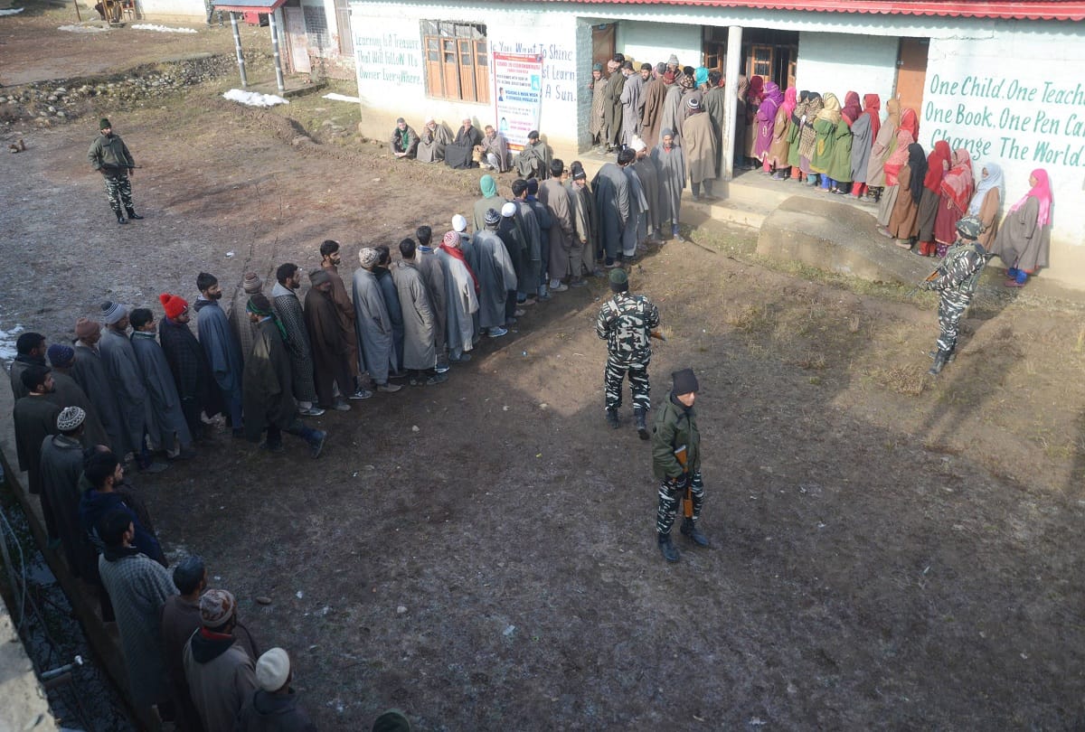 district development council election in jammu and kashmir Bumper Voting in New Jammu and Kashmir Terrorist Areas as well as in adjoining areas of Pakistan