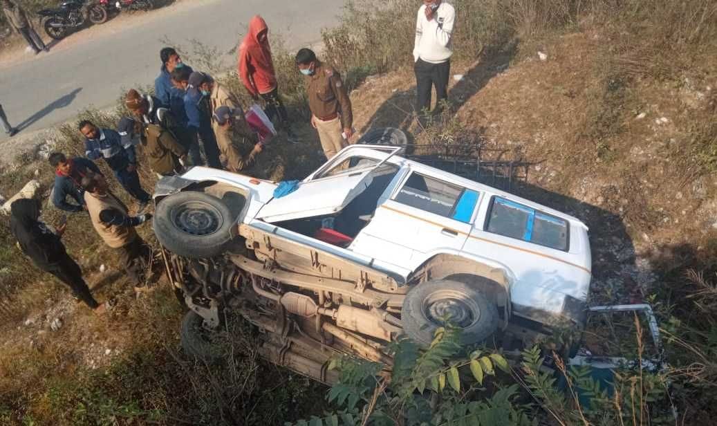 six people injured in an accident