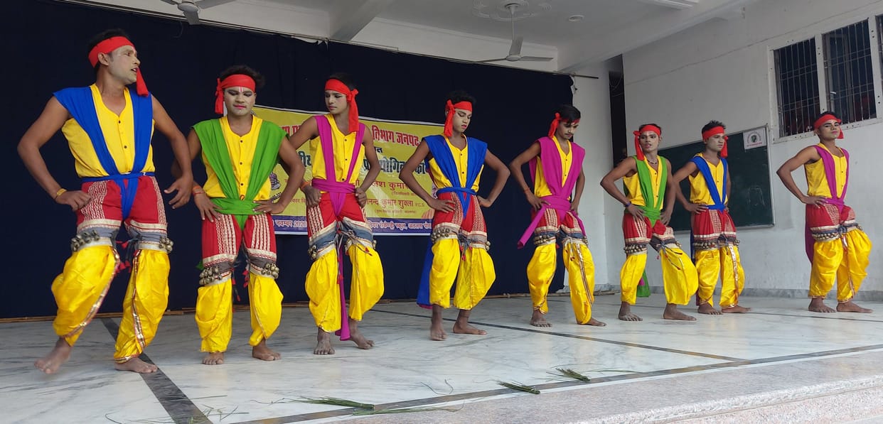 Azamgarh youth in folk dance, classical singing and tabla playing